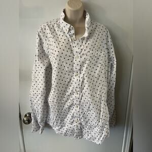 Button Down Dress Shirt L